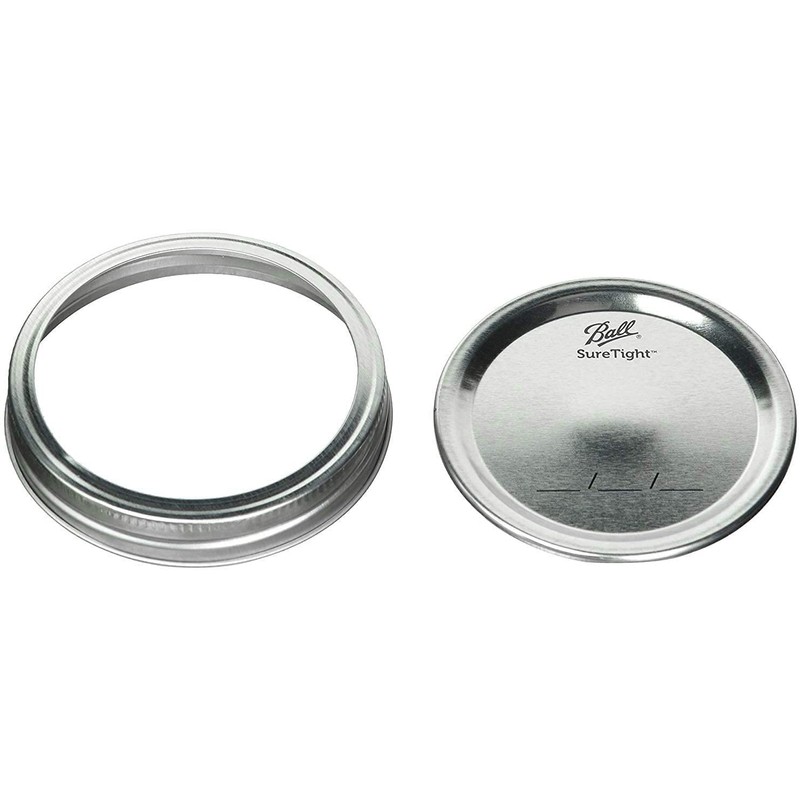 Ball Regular Mouth Glass Mason Jars with Lids and Bands,