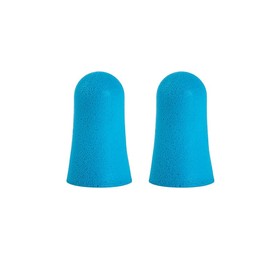 Pack of 10 Ear Plugs - Reusable Premium Foam Plugs for Relaxation, Sleep and Music Enjoyment - Effective Protection Against Noise (Blue)