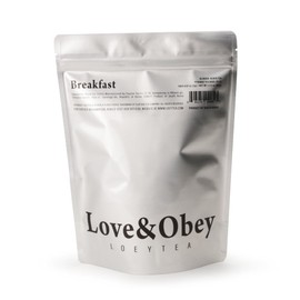 Breakfast Black Tea, 2g Pyramid Tea Bags (PLA), 30 Count, Total 2.10 Oz, Pure Assam Blend