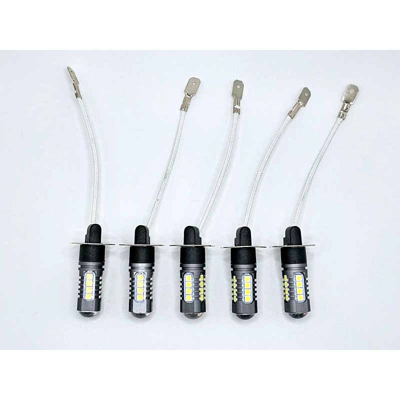 MHK Lighting 5 Super LED light bulbs for Deere skid