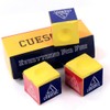 CUESOUL 3 PCS Billiard Chalk, Snooker Cue Chalk (Yellow)