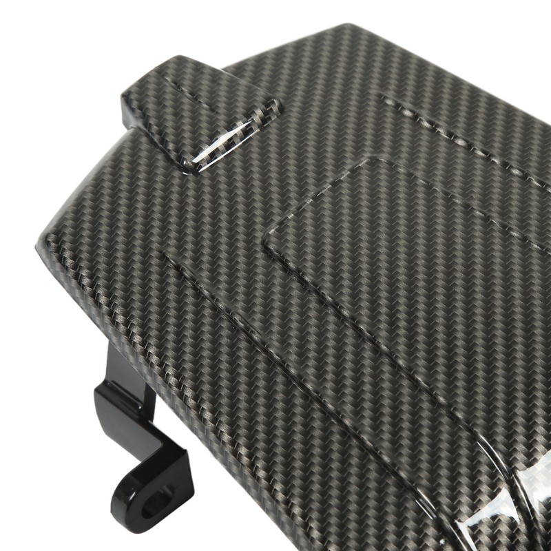Motorcycle Front Wiring Box Cover Carbon Fiber Grain Strong Strength
