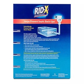 Rid-X 2 PACK - RID-X Septic Treatment, 5 Month Supply of Powder 49 oz (Total 98 oz)