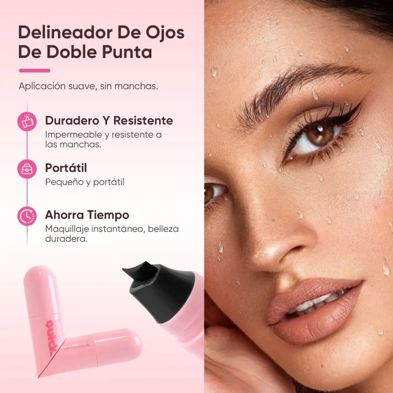 Delineador De Ojos Impermeable Con Doble Sello,one-step Peel