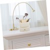 WOONEKY Rotating Makeup Brush Holder Organizer Drawer Spinning Design for