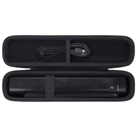 co2CERA Hard Carrying Case for Epson ES-50 / ES-60W / RR-60 / DS-70 / RR-70W Document Scanners - Durable Travel Storage Box with Handle & Mesh Pocket for Accessories (Black)