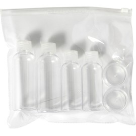 Cosmetic Travel Toiletries Bag Transparent Travel Bag with Behhälter for Travel Abroad 20.7 x 17,5 x 4.0 cm