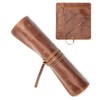 Angus Stoke premium leather Knife Roll Bag - Storage and