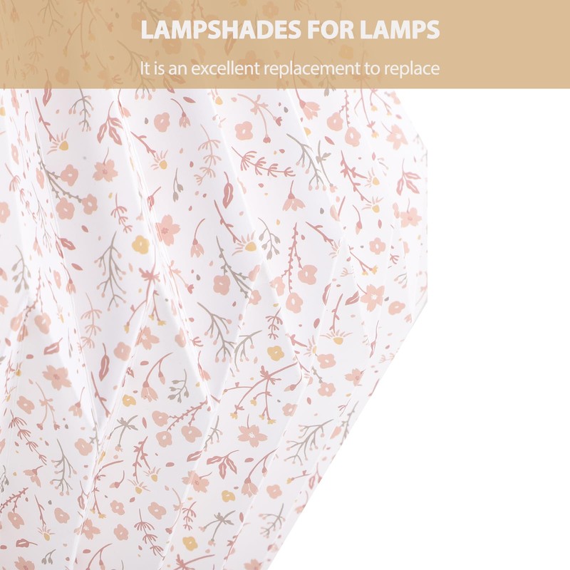 CAXUSD Small Folding Lampshade Socket Ceiling Light Shade Decorative Lampshade