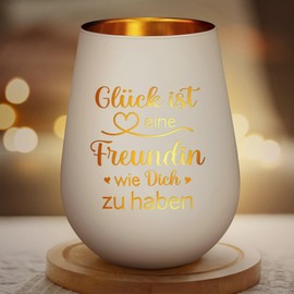 Gifts for Girlfriend, Tea Light Holder with Engraving, Best Friend Gift, Girlfriend Gift, Birthday, Christmas, Best Friend Gift