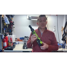 FLUENTPOWER 3/8" Cordless Electric Ratchet Wrench Set, 400 RPM 18V Brushless Power Tools Kit