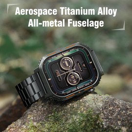 KACLUT Smart Watch,2.02" Fitness Watch(Answer/Make Call),Heart Rate Sleep Blood Oxygen Monitor,5ATM Waterproof,100+ Sports Modes Activity Trackers for Compatible with Android iOS(Steel Watch Band)