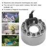 12 Lights Colorful Fog Maker Stainless Steel Water Mist Atomizer