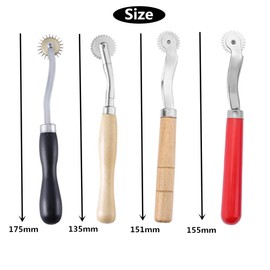 GYWHOOFT Tracing Wheel Sewing Tool,4PCS Tracing Wheel Sewing Tool Needle Point Tracing Wheel Stitching Wheel Tool,Tracing Wheel Sewing Patterns Tool for Leathercraft Professional Stitch Marking Spacer