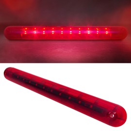 Command Electronics 12V LED Surface Mount Third Brake Light – Modern OEM RV, Truck, & Trailer Stop Light – Sealed Polycarbonate Lens – CSA Certified for the US and Canada – Red