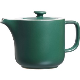 Ritzenhoff & Breker Jasper Stoneware Jug, 1.4 Litres, Teapot/Coffee Pot in Modern Trendy Colour, Matte Glaze & Soft Touch Feel, Green