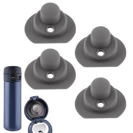 BOXOB 4st Obere Deckeldichtung für Zojirushi Edelstahlbecher 16oz 12oz, Silikon Deckeldichtungsring Teile Auslaufsicheres Zubehör Kompatibel mit SM-K Serie Wasserflaschen, BPA-Frei