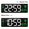 LEIKE 16" Large Digital Wall Clock Timer,Remote Control,2 Alarms, LED
