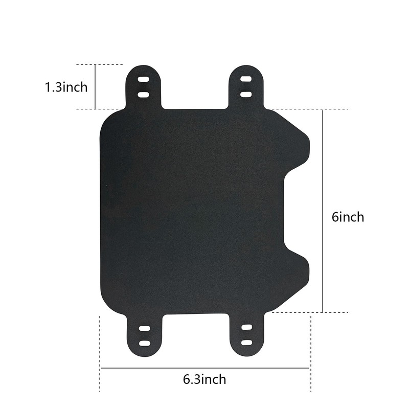 Motorcycle Front Number Plate,Durable ABS Plastic Front License Plate for