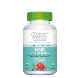 Vican Chewy Vites Adults Hair Skin & Nails, 60 Pieces