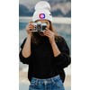 ATNKE LED Lighted Beanie Hat,USB Rechargeable 4 LED Red and