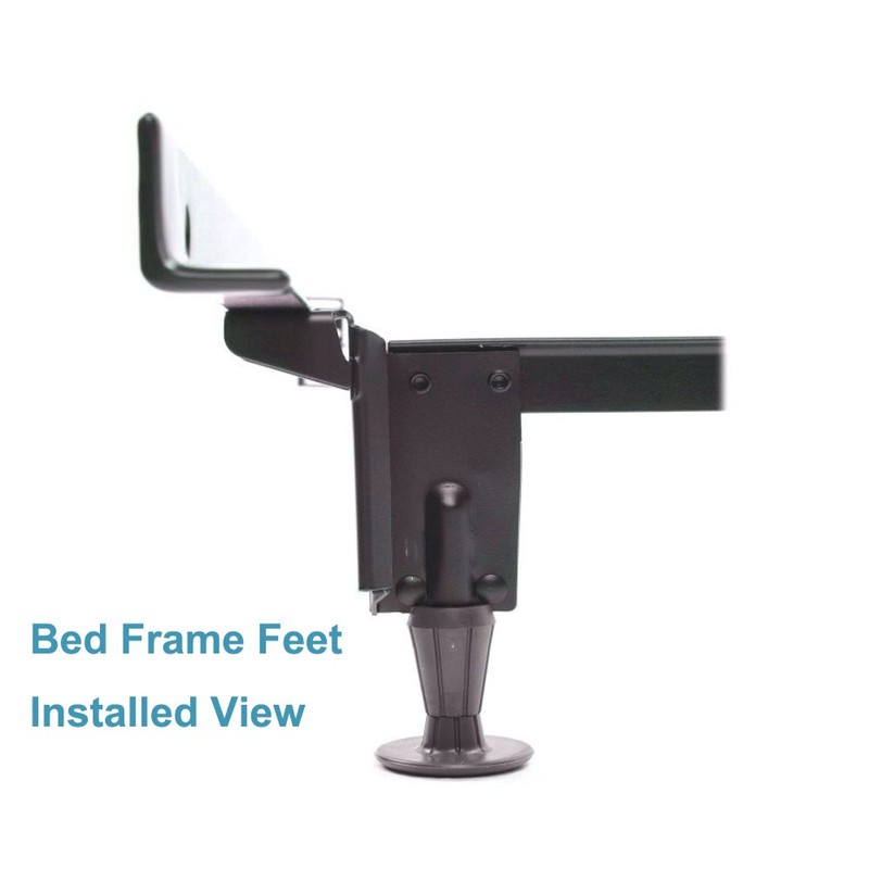 Heavy Duty Steel Stem Bed Frame Feet to Replace Wheels