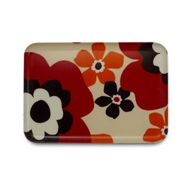 SR Tray Square Huffula (Red) (Medium Square)