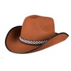 Boland 54370 Children's Cowboy Hat Brown, One size