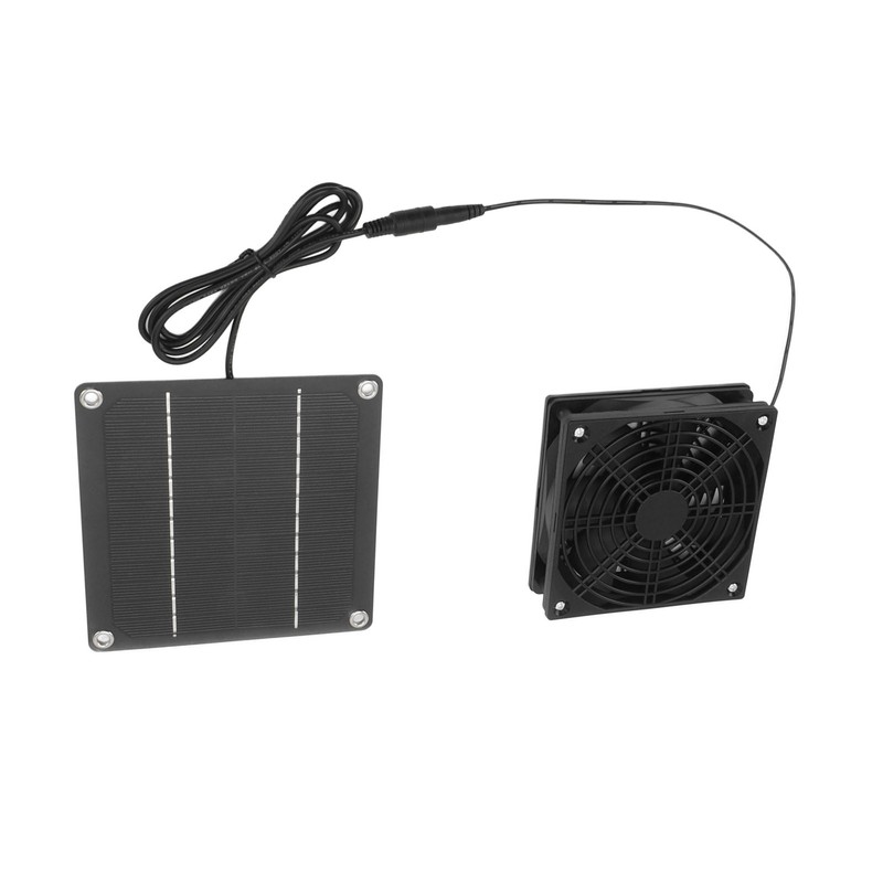 Solar Panel Fan Kit Monocrystalline Silicon 2200RPM Solar Exhaust Fan