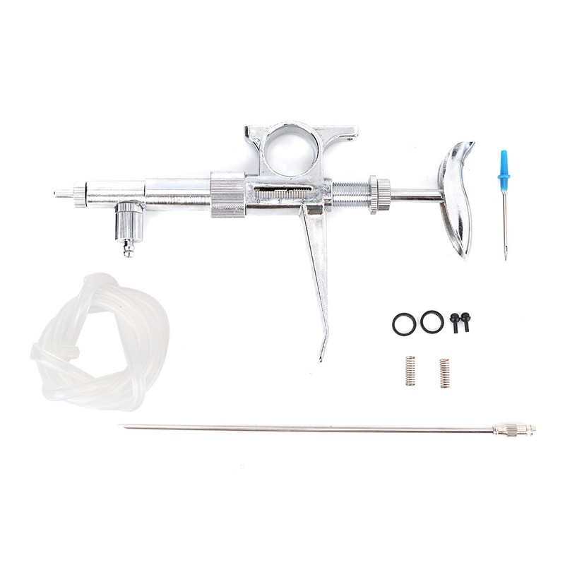 0.2-2ml Adjustable Continuous Injection Animal Syringe Injecting Veterinary Equipment for