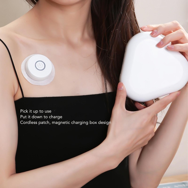 Smokeless Moxa Box White Electric Moxa Device with 20 Pad