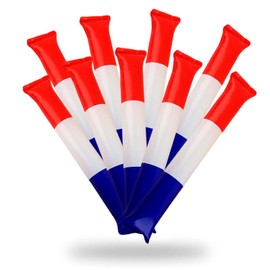 Hillylolly Pack of 50 Bam Bam Inflatable Stick Set, Bam Bam Thunder Inflatable Noisemakers Stick, Inflatable Stick, Noisemaker Game Cheer Balloons, for Olympics, for Sports Events