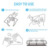 2 Pcs Corner Shower Caddy Adhesive Replacement Hook, Heavy-Duty No