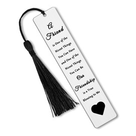 Friendship Bookmark Gifts for Best Friends Sister Friendship Appreciation Gifts Long Distance Friendship Gifts Book Lover Gift for Bestie Brother Christmas Graduation Birthday Gifts for Friends