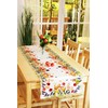 Kamaca Series Tulips and Butterflies Tablecloth, High-Quality Print Motif with
