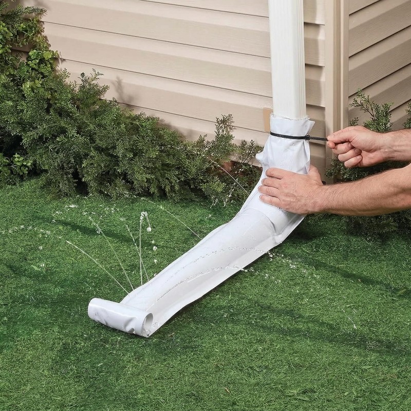 VelTherm Automatic Roll-Out Downspout Extension, 46" Rain Gutter Downspout Extension,