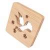 2W 3D Wood Carving Lamp Warm White Light Peace Dove