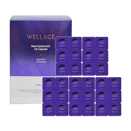 Wellage Real Hyaluronic Season 3 Capsules 60 servings, ampoule 70ml, 1 ea / 웰라쥬 리얼 히알루로닉 시즌3 캡슐 60회분, 앰플 70ml, 1개