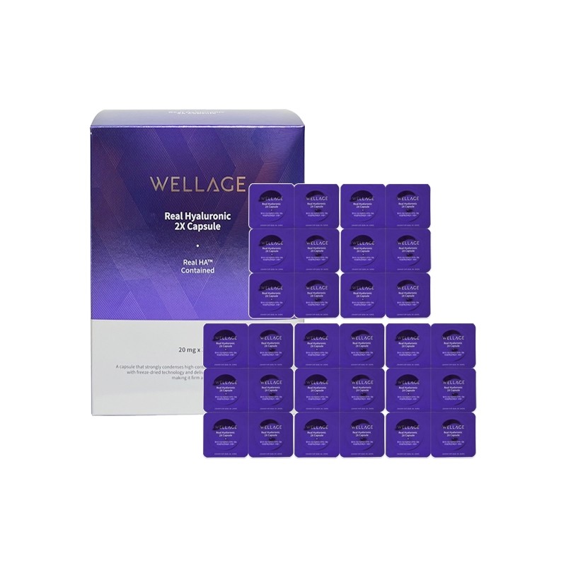 Wellage Real Hyaluronic Season 3 Capsules 60 servings, ampoule 70ml,