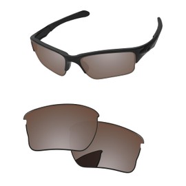 PapaViva Replacement Lenses for Oakley Quarter Jacket OO9200 Sunglass Vivid Bronze Pro+ Anti-reflective Polarized