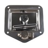Polished Stainless Steel Toolbox Lock T Handle Latch Foldable Trailer