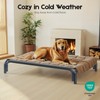 Elevated Dog Bed Raised Outdoor Dog Cot for Large Dogs,