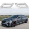 TOTMOX 2Pcs Car Air Flow Fender Side Vent Decoion Sticker,