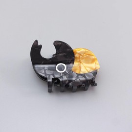 Autherialfy Rhinoceros Beetle Hair Clip, Cute Beetle Hair Claw Clip, Acetate Hair Clip, Insect Hair Claw Hairgrips Clip Hairpins for Women Girls of all Ages