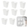 8PCS Kitchen Cabinet Door Storage Box, Adhesive Wall-Mounted Storage Box,