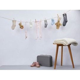 FALKE Unisex baby 10408 Flausch SO, Blue (Crystal bl 6290), 6-9 Months