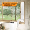 LBG Products Portable Air Conditioner Window Seal Plates Kit, Vertical