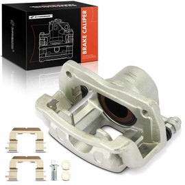 A-Premium Disc Brake Caliper Assembly with Bracket Compatible with Select Hyundai and Kia Models - Santa Fe 2010-2012, Sorento 2011-2013 - Front Right Passenger Side