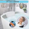 MELEJIA Bath Pillow, Bath Pillow, Softer, Suction Cup Included, Bathtub
