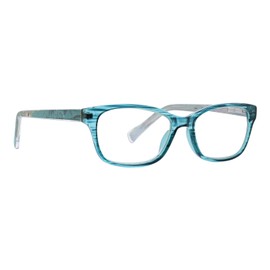 Vera Bradley Alessandra, Blue Light Blocking Stylish Designer Reading Glasses, Women's Readers, 1.25 Power, 30% Blue Light Filtering, Includes Patterned Slip Case, Sunlit Garden Sage
